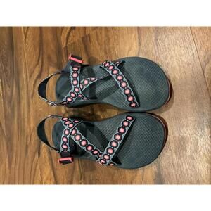Chaco Women's Adjustable Strappy Sandals Navy and Pink